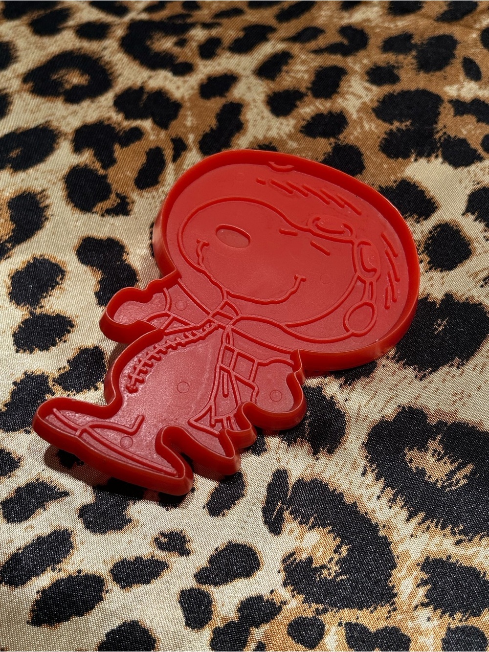 Vintage Red Snoopy Wearing Winter Jacket Cookie Cutter - 4.5” x 3.25” - United - Picture 2 of 5